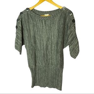 Y2K Maurice's Gray Knit Sweater Women's size Medium M